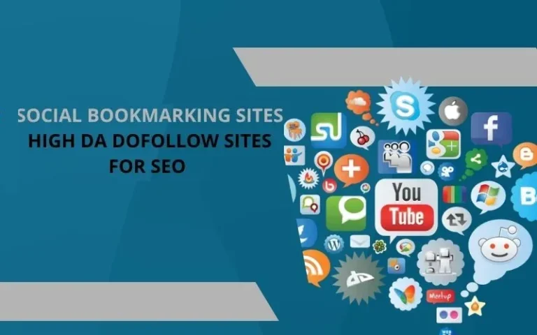 High DA social bookmarking sites list 2026 for SEO backlinks and traffic